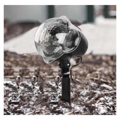 LED dekoratívny projektor – hviezdičky, vonkajší aj vnútorný, teplá/studená biela