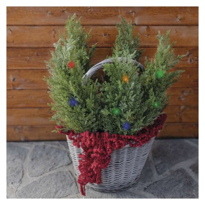 Gałązki LED z panelem solarnym, przeźroczyste, ciepła biel