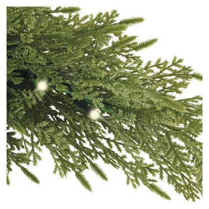 Gałązki LED z panelem solarnym, przeźroczyste, ciepła biel