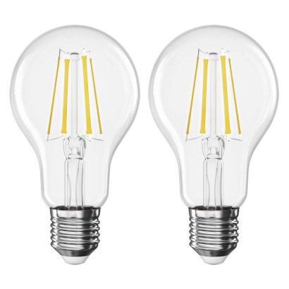 LED izzó Filament A60 / E27 / 5,9 W (60 W) / 806 lm / Meleg fehér