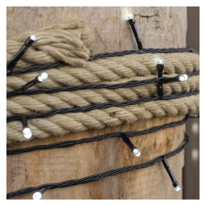 Standard LED spojovací vánoční řetěz, 10 m, venkovní i vnitřní, studená bílá