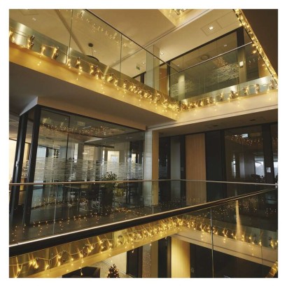 Profi LED spojovacia reťaz blikajúca biela – cencúle, 3 m, vonkajšia, teplá biela