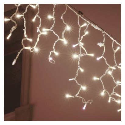 Profi LED spojovacia reťaz biela – cencúle, 3 m, vonkajšia, studená biela