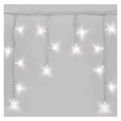 Profi LED spojovacia reťaz biela – cencúle, 3 m, vonkajšia, studená biela