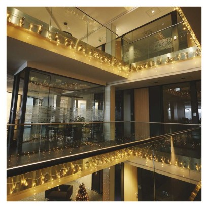 Oświetlenie łączone Profi- sople 50LED 3m ciepła+zim biel, biały błysz przewód IP44