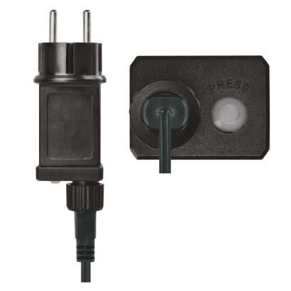 LED karácsonyi drop fényfüzér, 16 m, kültéri és beltéri, meleg fehér, időzítő