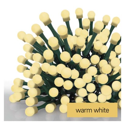 LED Weihnachtslichterkette Cherry–Kugeln, 20 m, Außen und Innen, warmweiß, Programme,Timer