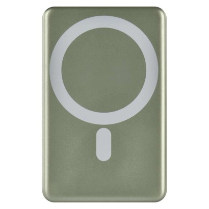 Power bank EMOS WI 1031, 10 000 mAh, 20 W+Wireless, army-green