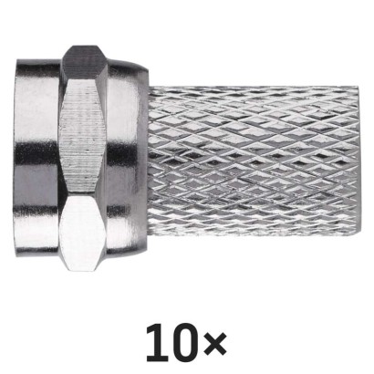 Konektor F vidlica pre koax CB50, CB100, 10ks