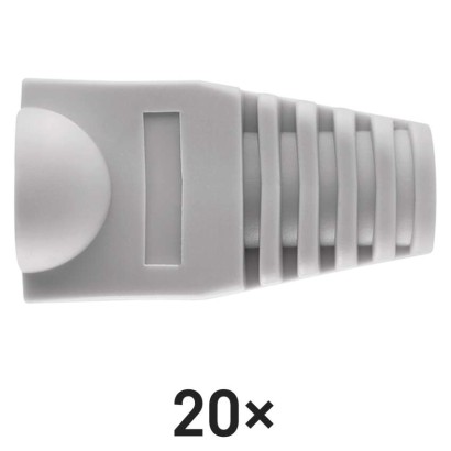 Ochrana konektoru RJ45 sivá, 20 ks