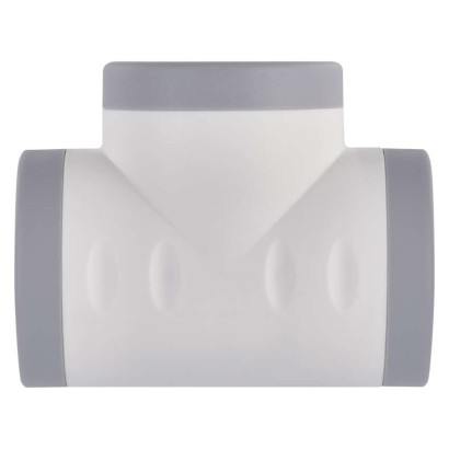 Rozbočovacia zásuvka 2×, 1×USB-A+1×USB-C, bielo-sivá