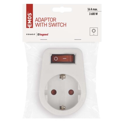 EMOS Kapcsolható aljzat IP20