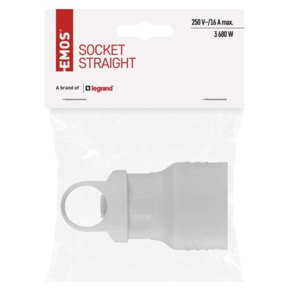 EMOS lengőaljzat hátsó kivezetéssel IP20