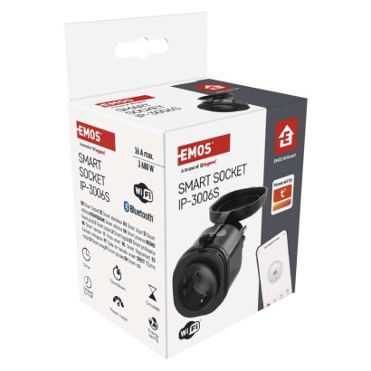 #GOSMART WIFI SOCKET IP44 WITH TIMER/WATT. SCHUKO 