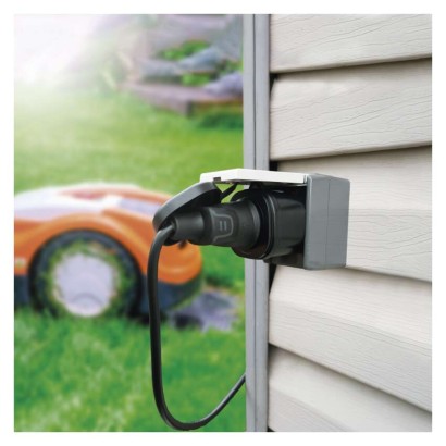 #GOSMART WIFI SOCKET IP44 WITH TIMER/WATT. SCHUKO 