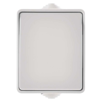 Vypínač nástenný schodiskový č. 1,6 IP54, 1 tlačidlo