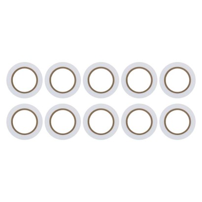 Izolační páska PVC 15mm / 10m bílá, 10 ks