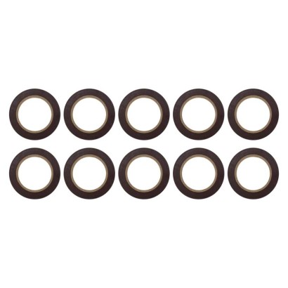Izolační páska PVC 15mm / 10m hnědá, 10 ks