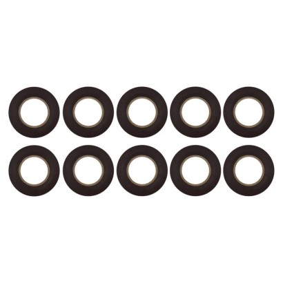 Izolačná páska PVC 19mm / 20m hnědá, 10ks