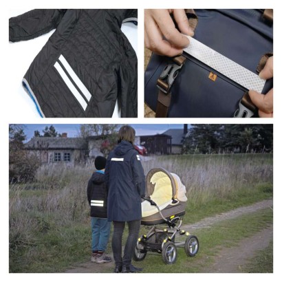 Reflexní páska 25 mm / 2m, 12 ks, box