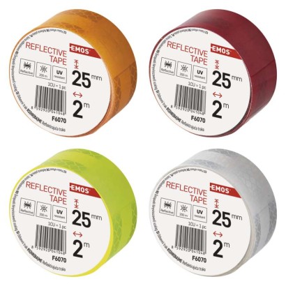 Reflexní páska 25 mm / 2m, 12 ks, box