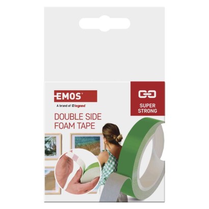  Dvipusė putų juosta 20 mm / 3 m, žalia