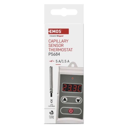 Příložný manuální kapilárový termostat P5684
