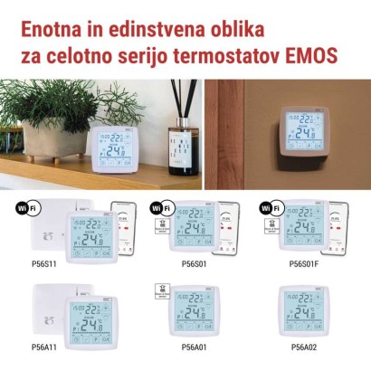 Talni žični termostat WiFi GoSmart P56S01F s programiranjem