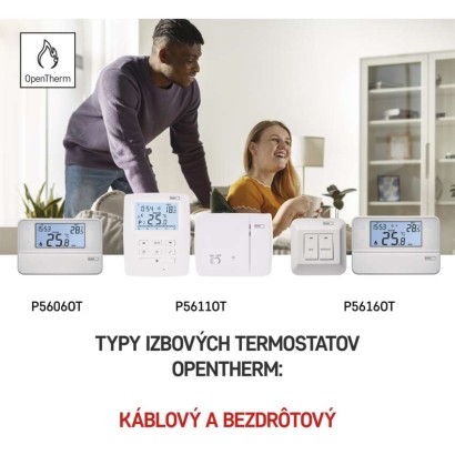 Izbový programovateľný bezdrôtový OpenTherm termostat P5611OT