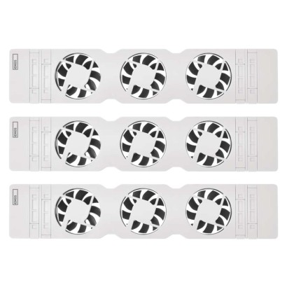 Ventilátor pod radiátor TRIO, biely