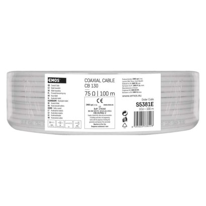 Koaxiálny kábel CB130, 100m