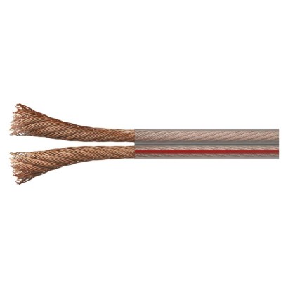 Neekranuotas vytos poros kabelis 2x2,5 mm skaidrus, 100 m