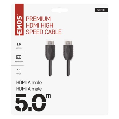 HDMI 2.0 high speed kábel A vidlica – A vidlica 5m