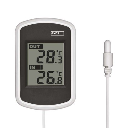 Digitális hőmérő, vezetékes érzékelővel E0041