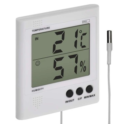 Digitālais termometrs ar mitruma mērītāju, vadu sensors E8471