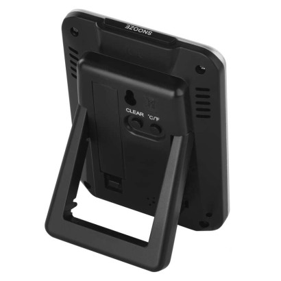 Digitālais termometrs ar mitruma mērītāju, vadu sensors, modinātājs E0121