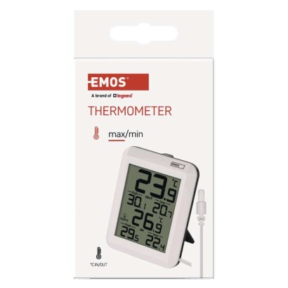 Digitális hőmérő, vezetékes érzékelővel E0422