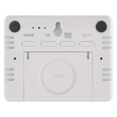 Digitális hőmérő páratartalom-mérővel, vezeték nélküli érzékelővel, óra, dátum E6210