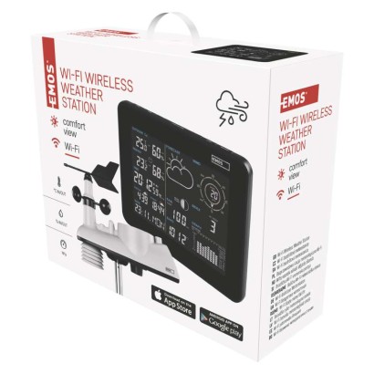 Stacja pogodowa E5059 z aplikacją na telefon, WiFi   
