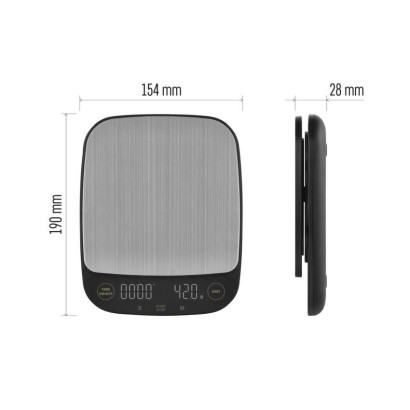 Digitální kuchyňská váha EV029, černá