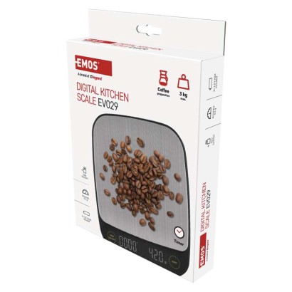 Digitální kuchyňská váha EV029, černá