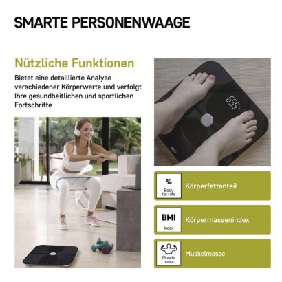 GoSmart Digitale Personenwaage EV112