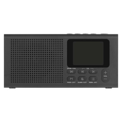 Přenosné rádio s Bluetooth, DAB / DAB+ / FM, černé
