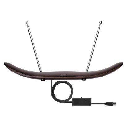 Antena pokojowa CITY WOOD-C500, DVB-T2, DAB, FM, filtr LTE/4G/5G