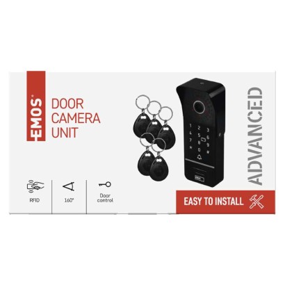 Farebná dverná kamerová jednotka EM-10AHD KEY-1