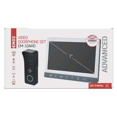 Videonamruņa komplekts EM-10AHD ar 2 ieejām