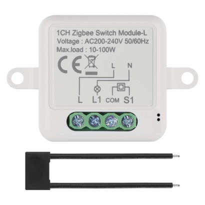 GoSmart stikalni modul IP-2103SZ, ZigBee, 1-kanalni (ne potrebuje žice N)