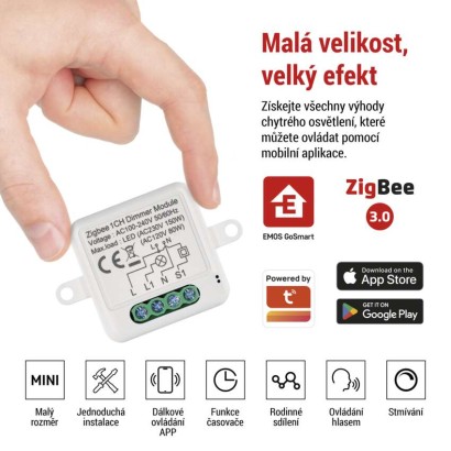 GoSmart modul stmívací IP-2111DZ, ZigBee, 1-kanálový