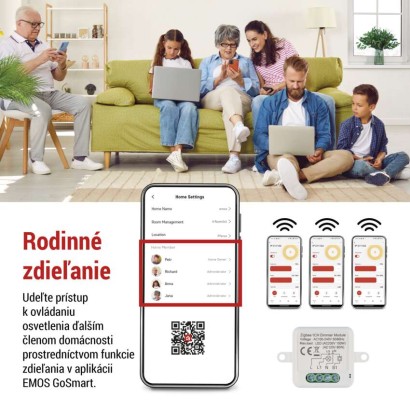 GoSmart modul stmievania IP-2111DZ, ZigBee, 1-kanálový