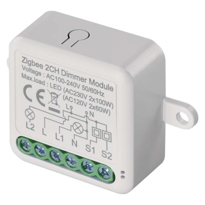 GoSmart dimmera modulis IP-2112DZ, ZigBee, 2 kanāli
